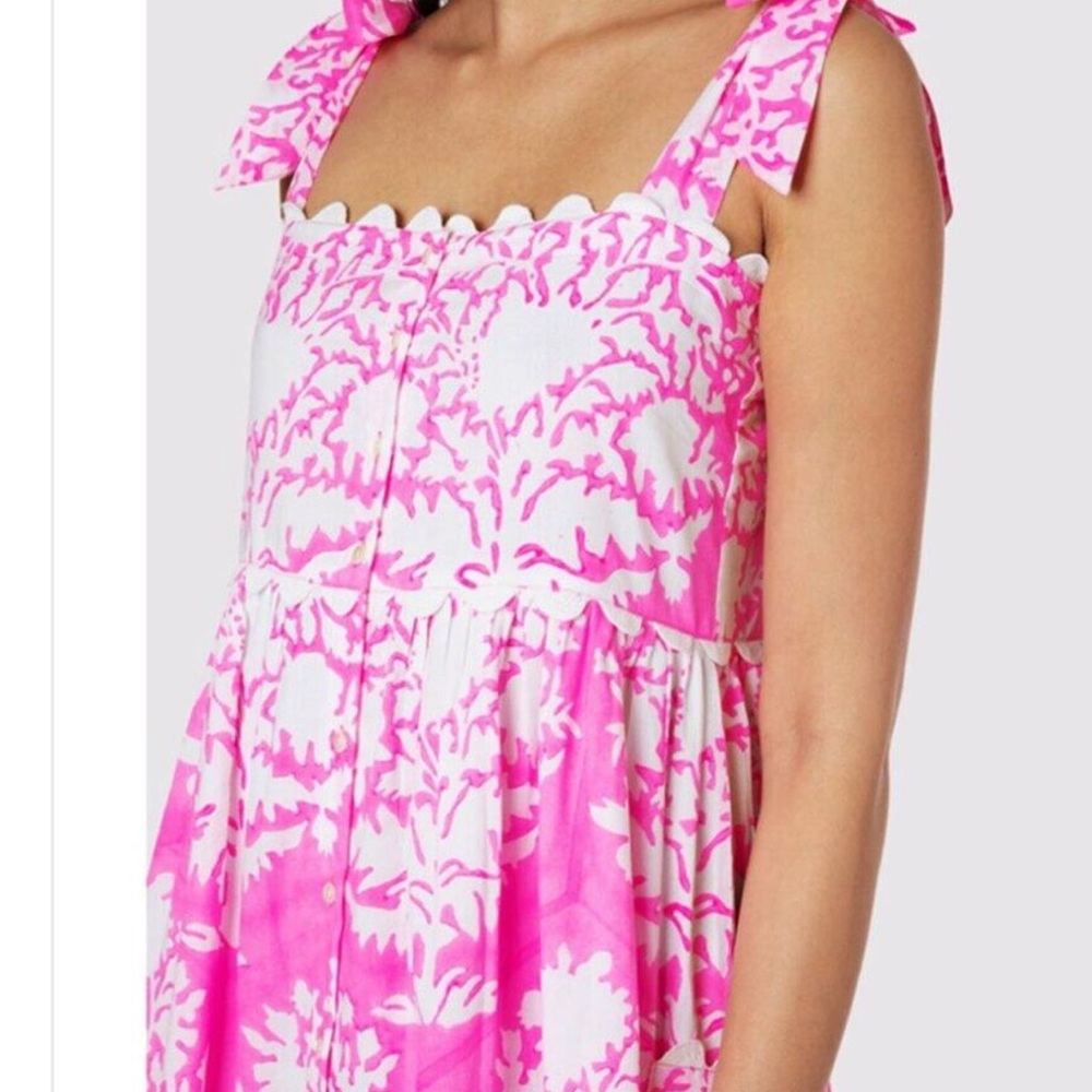 Juliet Dunn Tie Shoulder Dress Sz 1
